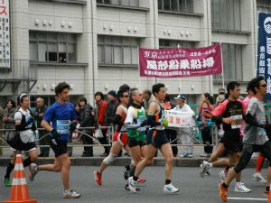 走る走る東京マラソン