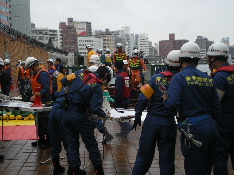 屋形船救助救急訓練